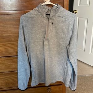 1/4 zip pullover, performance material